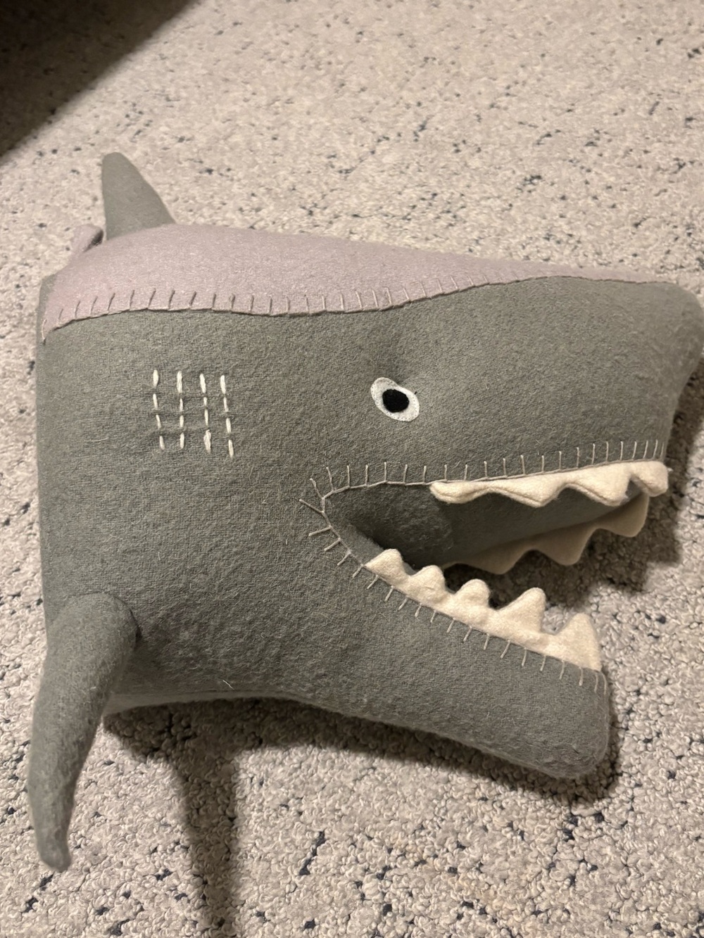 Pillowfort Gray Shark wall decor